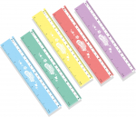 Joonlaud Colorino 82923PTR, 20 cm, plastik, mitmev&auml;rviline