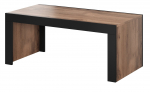 Kohvilaud Cama Meble, tamm v./must v., 120 cm x 60 cm x 50 cm