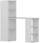 Kirjutuslaud ja riiul Kalune Design Last, valge v.