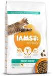 Kuiv kassitoit IAMS For Vitality Sterilized, kanaliha, 10 kg