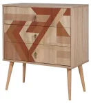 Kummut Kalune Design City Flow, mitmev&auml;rviline, 89 cm x 80 cm x 40 cm