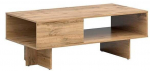 Kohvilaud Zele, pruun v., 120 cm x 60 cm x 45.5 cm