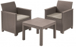 Aiam&ouml;&ouml;bli komplekt Keter Elodie Balcony Set With Classic Table, beež v., 2 istekohta