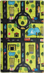 Vaip Conceptum Hypnose Green City 876CHL1159, eriv&auml;rviline/roheline v., 290 cm x 200 cm