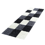 Koridorivaip Life LIFE802501501BLACK, must v., 250 cm x 80 cm