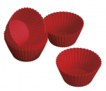 Muffinivorm Guardini Juliette, punane v., 6.5 cm x 6.5 cm