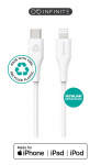Kaabel Estuff Infinite ES602170, 100 cm, valge v.