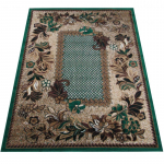 Vaip sise Alfa 01, pruun/roheline, 100 cm x 60 cm