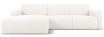 Nurgadiivan Micadoni Home Molino Boucle, valge v., vasak, 250 x 170 cm x 72 cm