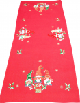 J&otilde;ululaua linik ristk&uuml;likukujuline Gnomes, punane/roheline, 40 x 85 cm