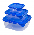 Toiduainekarbi komplekt Curver Fresh&Go, 0.25 - 1.7 l, 3 tk