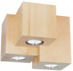Valgusti lagi Spotlight Wooddream 2076360, GU10, 3 x 6 W, puidu v.