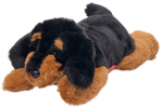 Pehme m&auml;nguasi Beppe Dog 14079, pruun/must, 35 cm