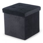 Tumba Domoletti, must v., 38 cm x 38 cm x 38 cm