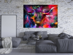 Reproduktsioon Artgeist Colorful Bull, g-c-0335-b-a, 30 cm x 20 cm