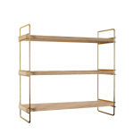P&otilde;randariiul Kalune Design Masa, kuldne v./pruun v., 40 cm x 16 cm x 45 cm