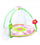 Tegevusmatt ZA3504, ⌀ 83 cm, roheline v./roosa v.