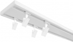 Lae kardina siin Duo Slim, 200 cm, valge v.