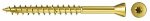 Puidukruvi, keeratavad puu sisse Fischer FTF-ST YZP, 3.5 x 55 mm, kuldne, 200 tk