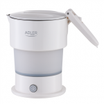 Teekann Adler AD, plastik, 12.4 cm, 0.6 l, valge