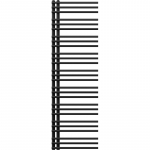 Veek&uuml;tte r&auml;tikuradiator Mexen Neptun, must, 50 cm x 160 cm, 662 W