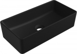Vannitoa kraanikauss Mexen Nadia, keraamiline, 46.5 cm x 23.5 cm x 12 cm, must