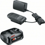 Komplekt, akud ja laadija Bosch StarterSet, 18 V, 2 A