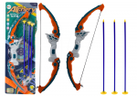 Vibu, koos tarvikutega Lean Toys Archery, 60 cm Sinine/Valge