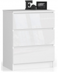 Kummut Akord K60, valge v., 77 cm x 60 cm x 40 cm