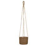 Rippuv lillepott Scheurich 67517, merihein, &Oslash; 17 cm, pruun v.