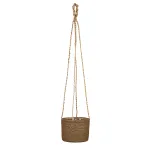 Rippuv lillepott Scheurich 67517, merihein, &Oslash; 17 cm, pruun v.