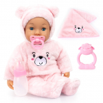 Nukk - imik koos tarvikutega Bayer Piccolina, 42 cm, roosa v.