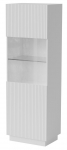 Vitriinkapp Cama Meble Liverti, valge v., 42 cm x 59.5 cm x 178 cm