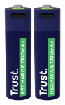Laetav aku Trust, AA, 1700 mAh, 2 tk