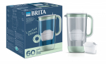 Veefiltrid Brita Glass Jug, 2.5 l, l&auml;bipaistev v./roheline v.