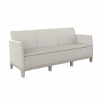 &Otilde;uesohva Keter Scandi Form 3, hall v./helebeež, 180.2 cm x 73 cm x 77.5 cm