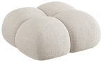 Tumba Cosmopolitan Design Loretto COS_POUF_193_F1_LORETTO1, beige melange v., 90 cm x 90 cm x 40 cm