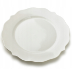 Taldrik prae Mondex Isabelle, 27 cm x 27 cm x 2.5 cm, valge v.