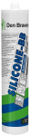 Silikoon Den Braven, 300 ml, l&auml;bipaistev v.