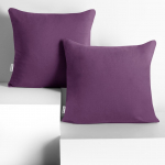 Padjap&uuml;&uuml;r Restilo Amber, violetne, 80 cm x 80 cm, 2 tk