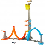 Autorada Mattel Hot Wheels Tower Clash at Height GRW39 p4, kollane v.