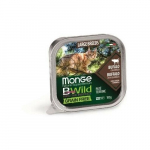 Kassi m&auml;rgtoit Monge BWild Large Breed Buffalo With Vegetables, 0.100 kg