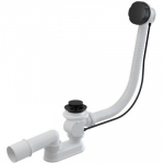 Sifoon vanni jaoks Besco Automatic With Overflow, 120 mm, valge/must