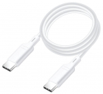Juhe, 2 x USB-C, 120 cm, valge