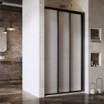 Du&scaron;&scaron;uksed Ravak SuperNOVA ASDP3-90, 90 cm x 198 cm, must v./plastmass