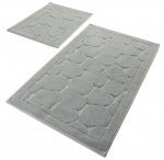 Vannitoamattide komplekt Foutastic Parma 359CHL1659, hall v., 100 cm x 60 cm