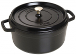 Pott Zwilling Staub La Cocotte 40509-310-0, 26 cm, 5.25 l, must v.