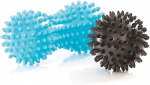 Massaaživahendite komplekt Active Spikey Massage Combo 72033, sinine/must, 7.5 cm, 2 tk