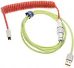 Kaabel Ducky USB - USB-C USB, USB-C, 1.8 m, punane/roheline