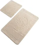 Vannitoamattide komplekt Foutastic Elite 359CHL1550, beež v., 100 cm x 60 cm